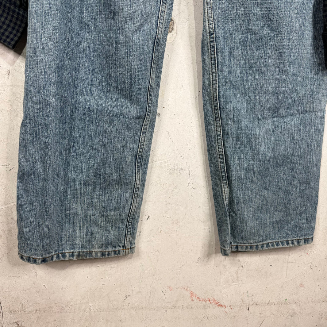 Balenciaga Flannel Attachment Jeans