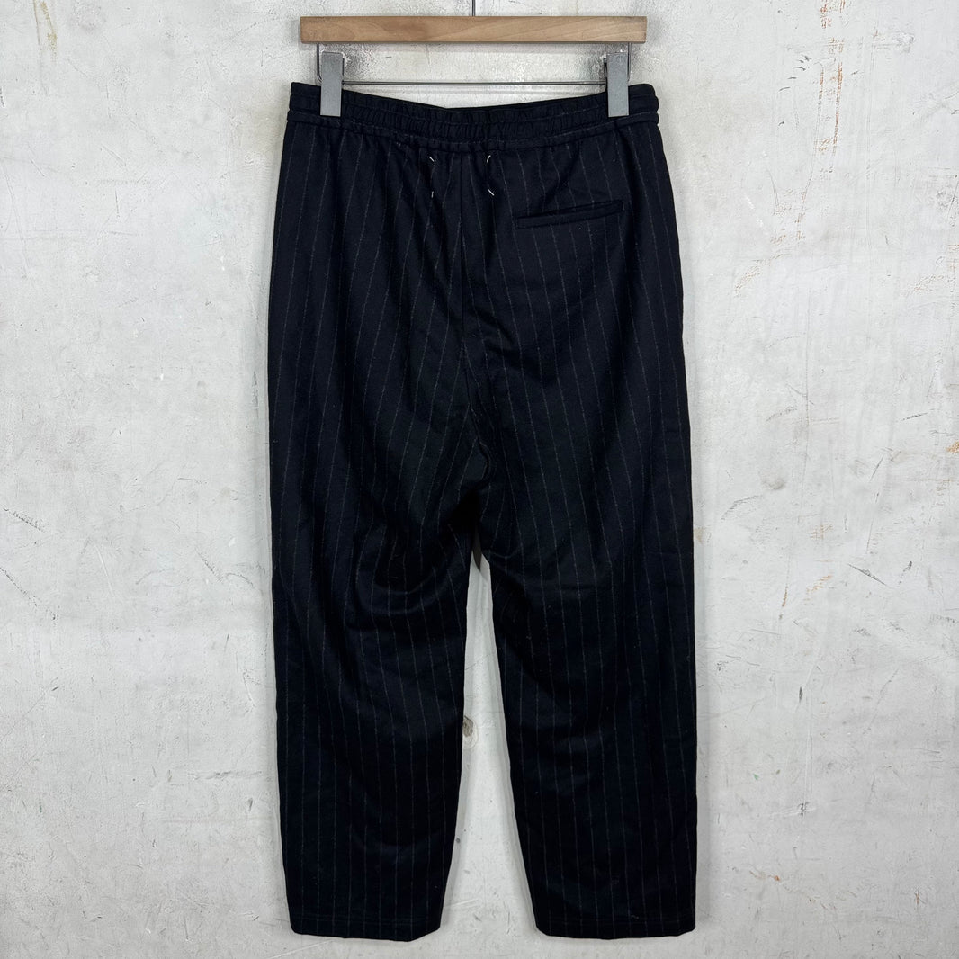 Margiela Pinstriped Elastic Waist Trousers