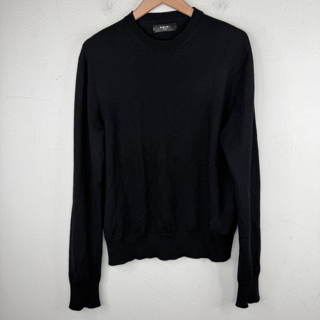 Amiri Black Wool Sweater
