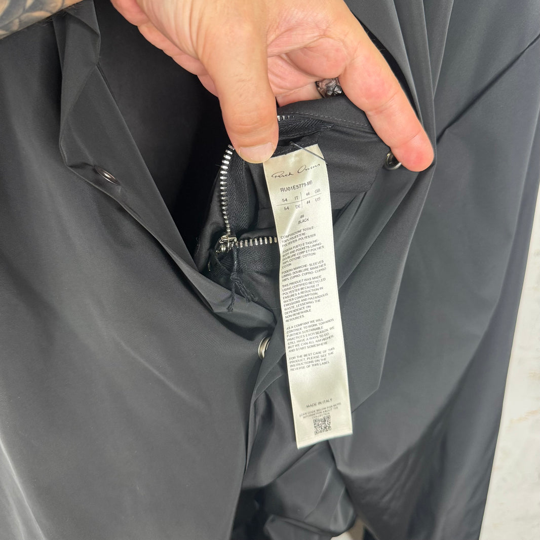 Rick Owens Hollywood Nylon Snap Jacke