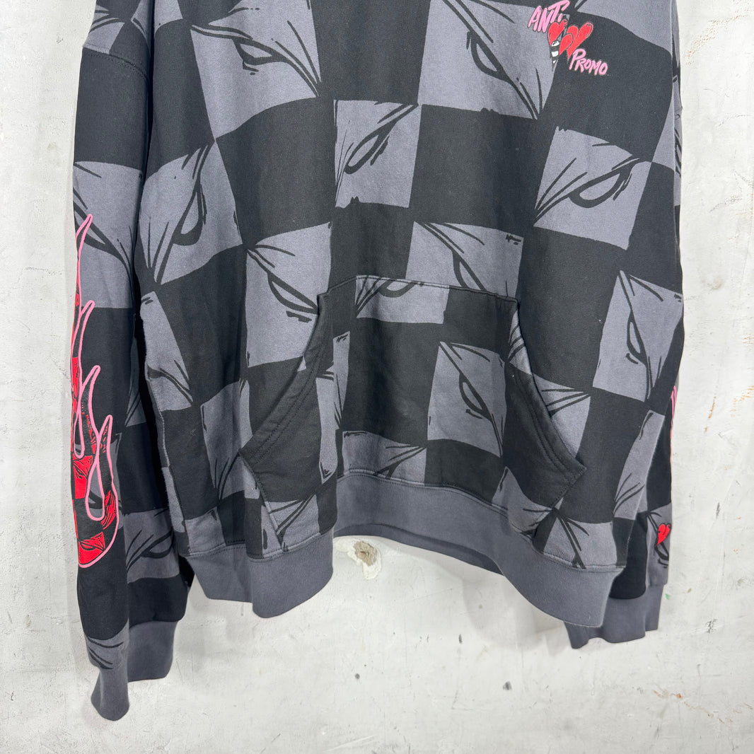 Matty Boy Anti Promo 99 Eyes Flame Hoodie