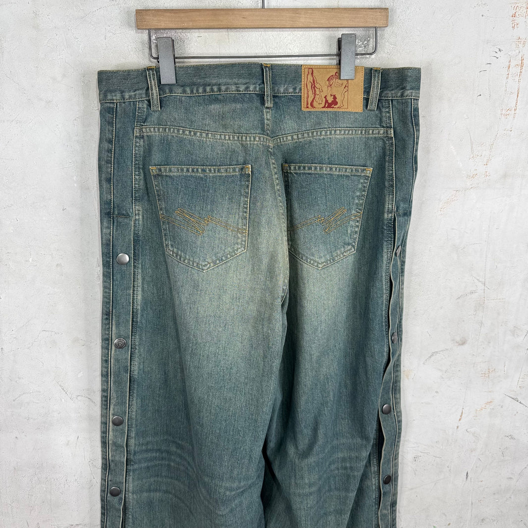 Martine Rose Pusher Snap Loose Jeans