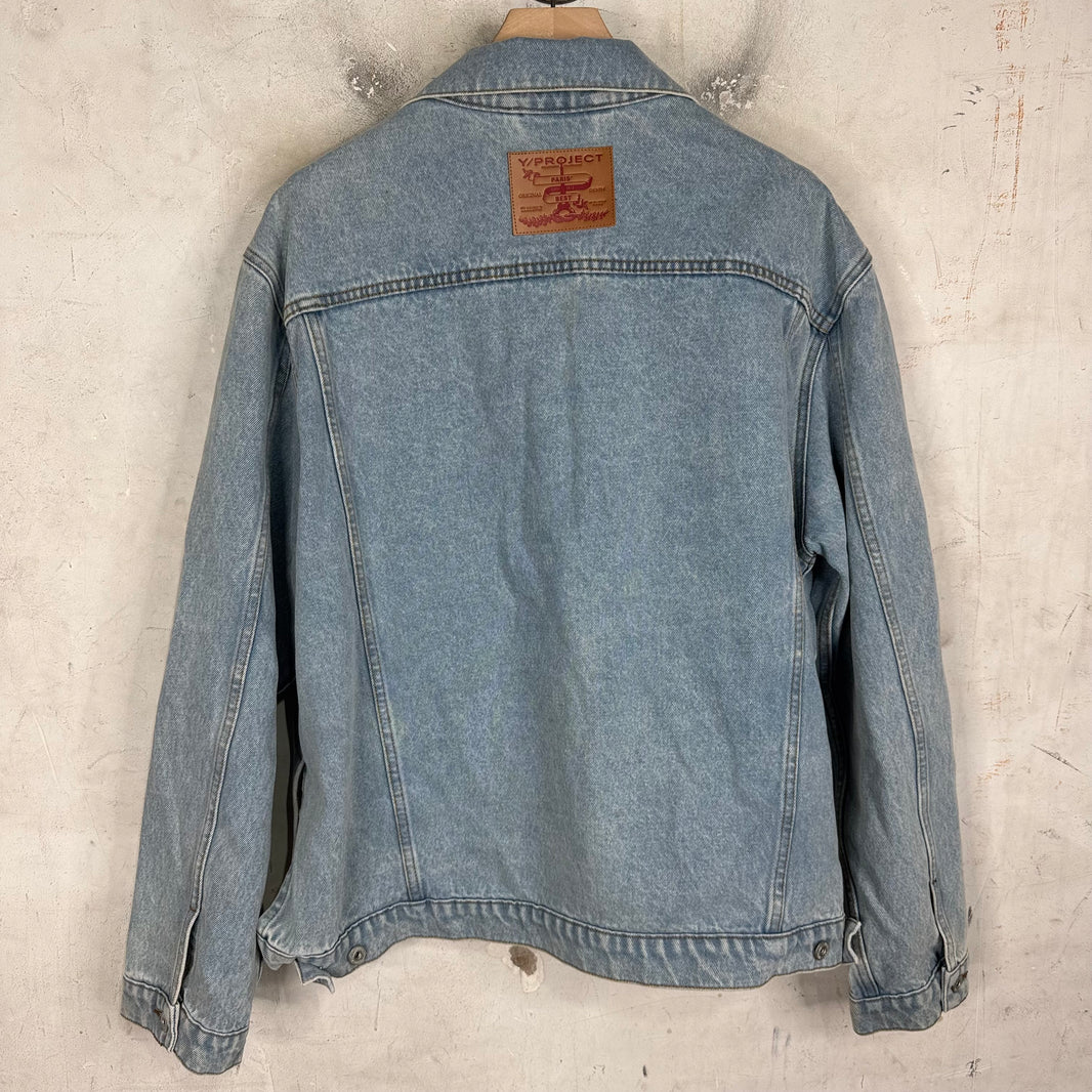 YProject Wire Denim Trucker Jacket