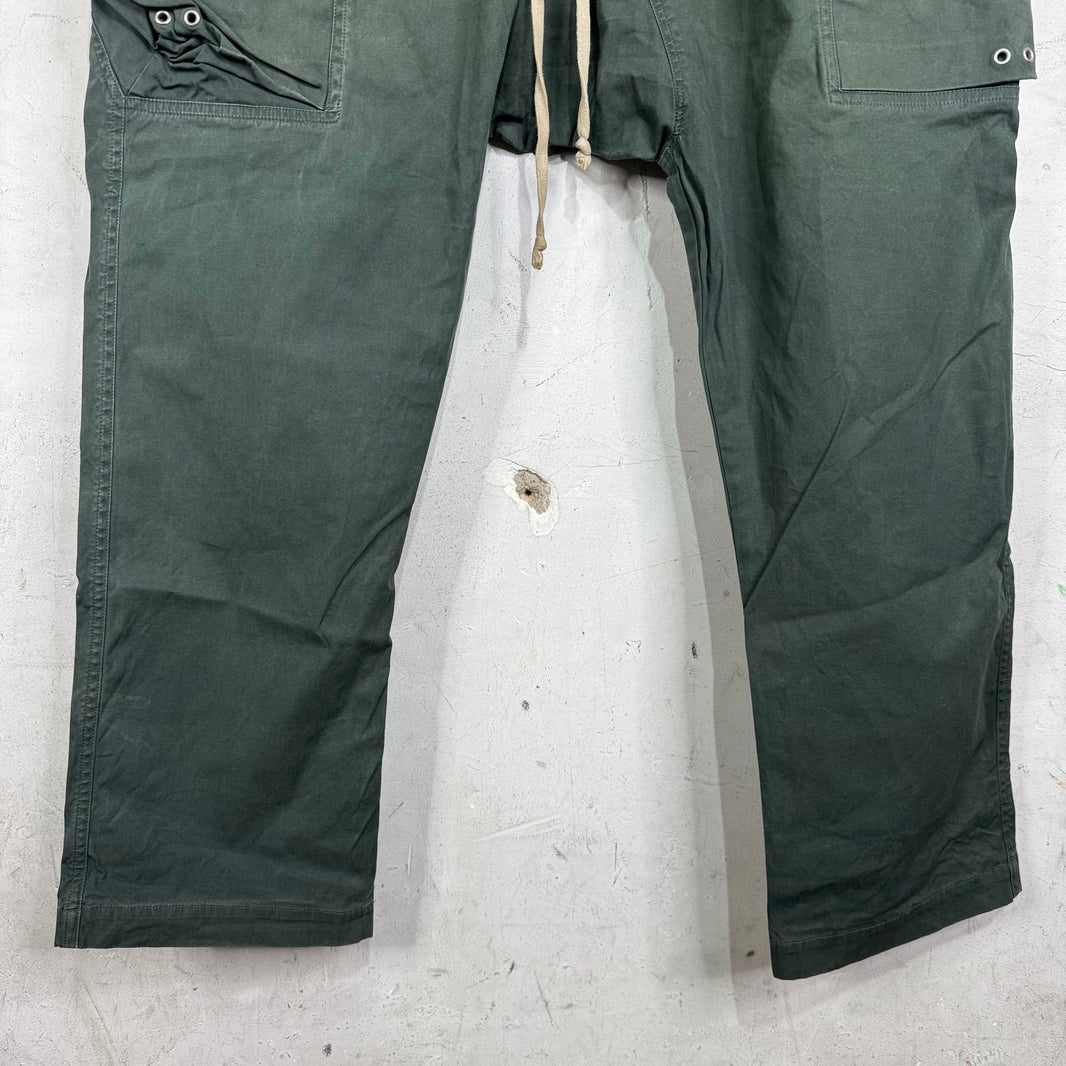 Rick Owens Teal Bela Tapered Pants