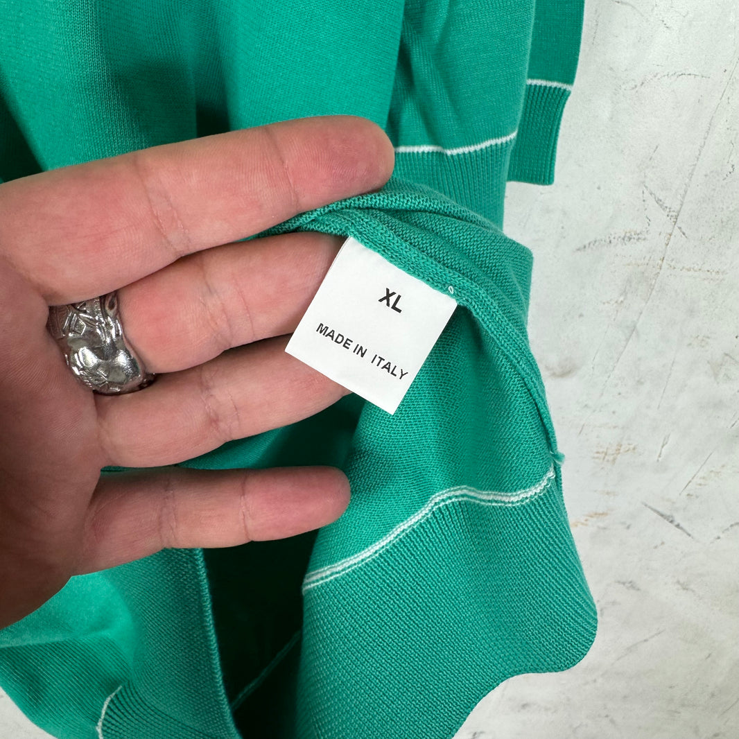 Louis Vuitton Teal Uniformes Knitted Polo