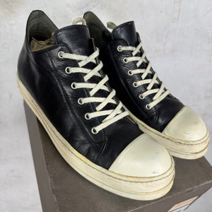 Rick Owens Black Leather Ramones