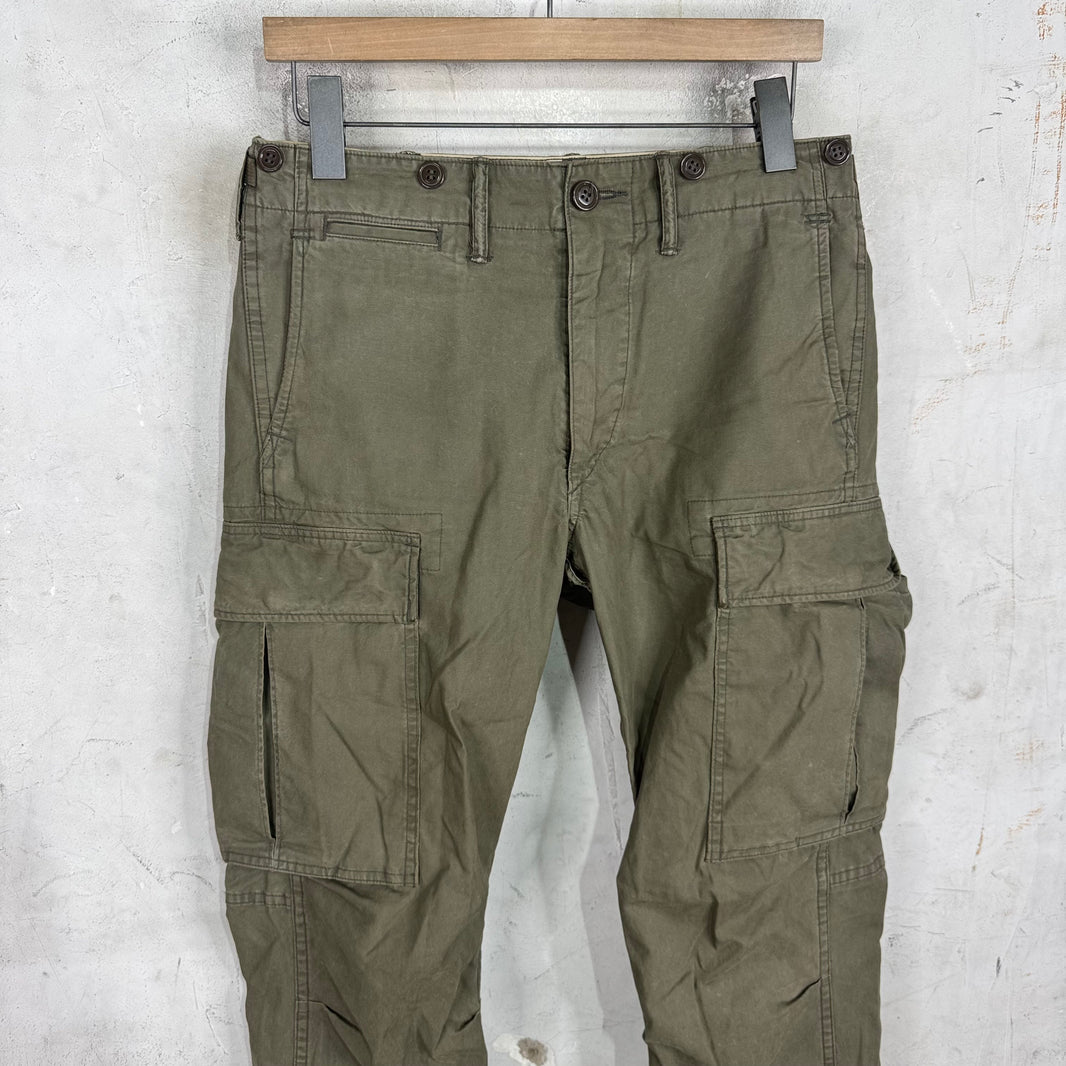 RRL Olive Cargo Pants