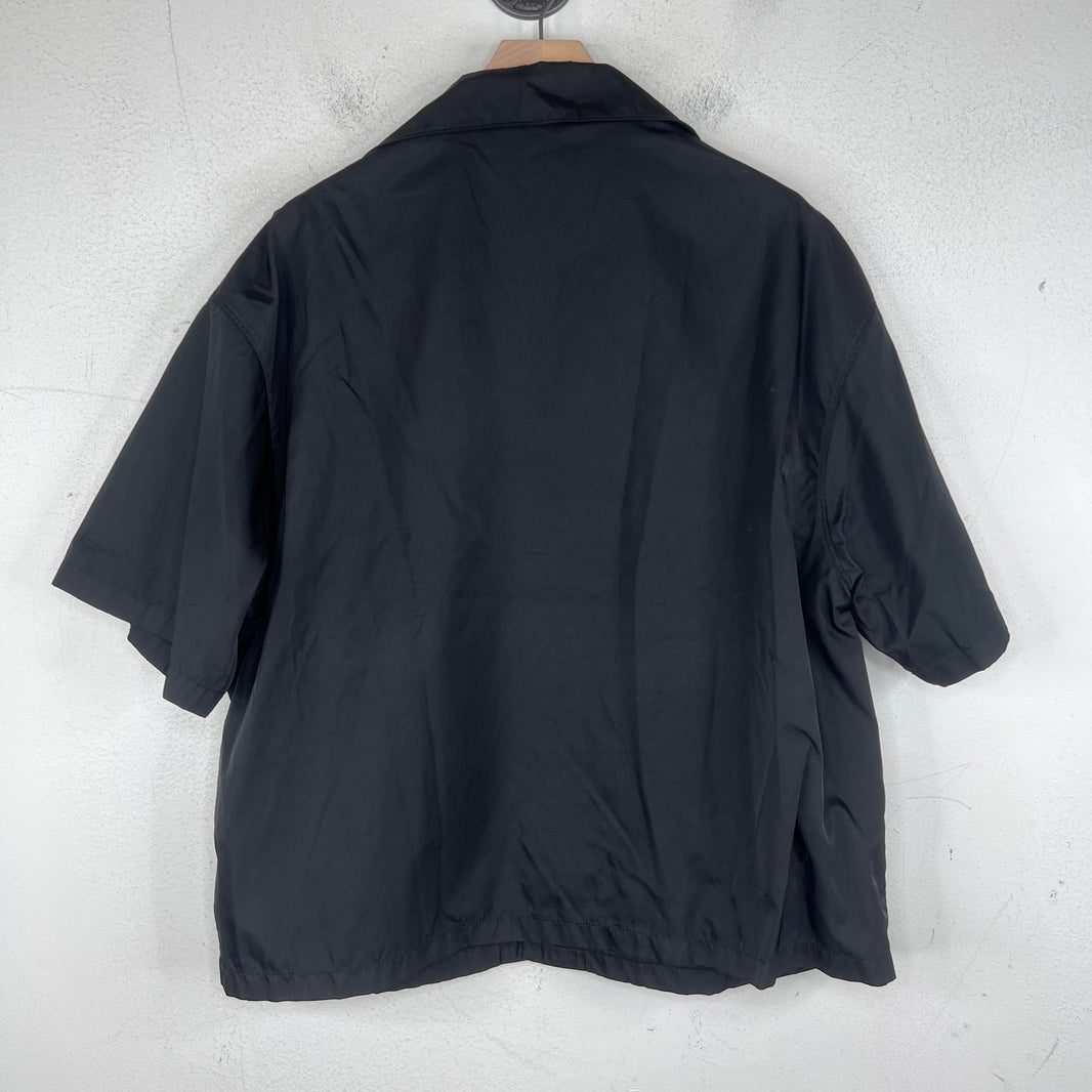 Prada Black Re-Nylon Button-Up Shirt