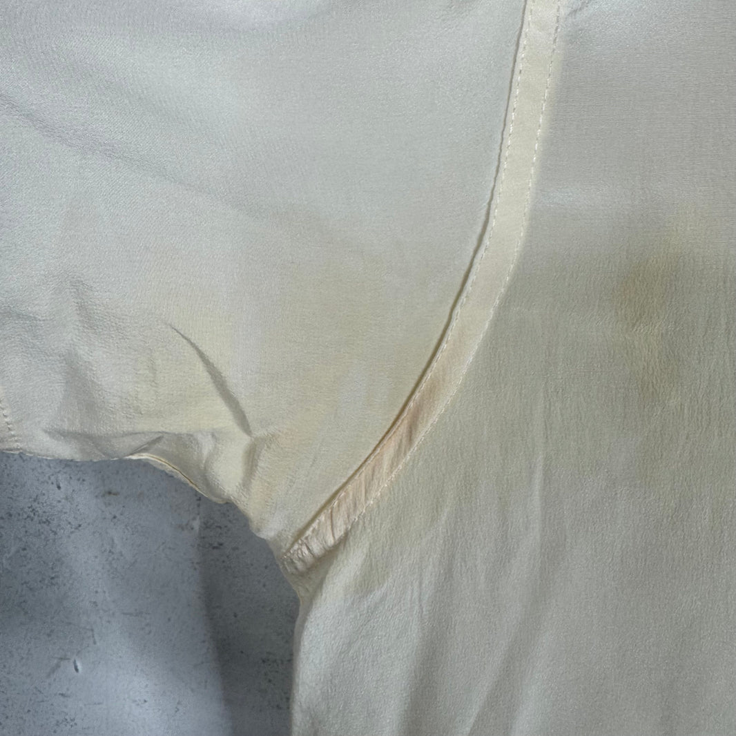 Bode Hand Painted Landscape Silk Button Up Shirt