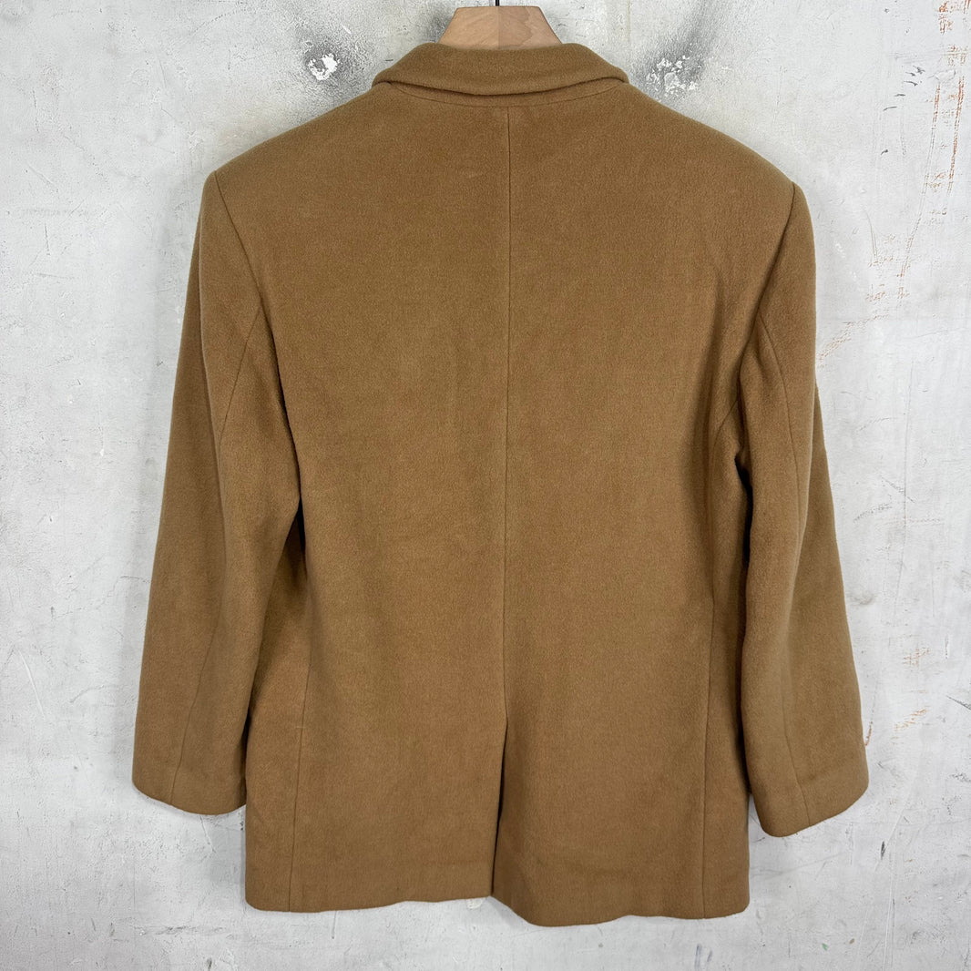 Helmut Lang Vienna Coin Button Camel Peacoat