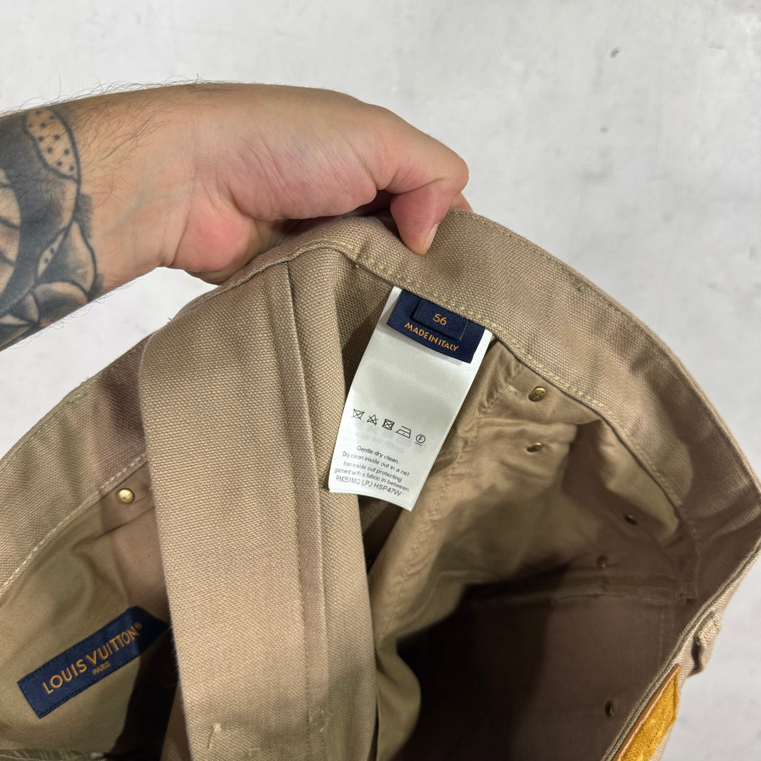 Louis Vuitton Beige Skater Jeans