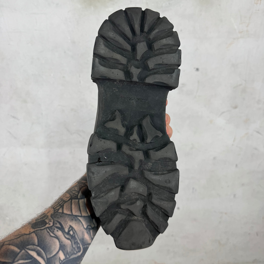 Rick Owens Tonal Black Maximal Tractor Shoes