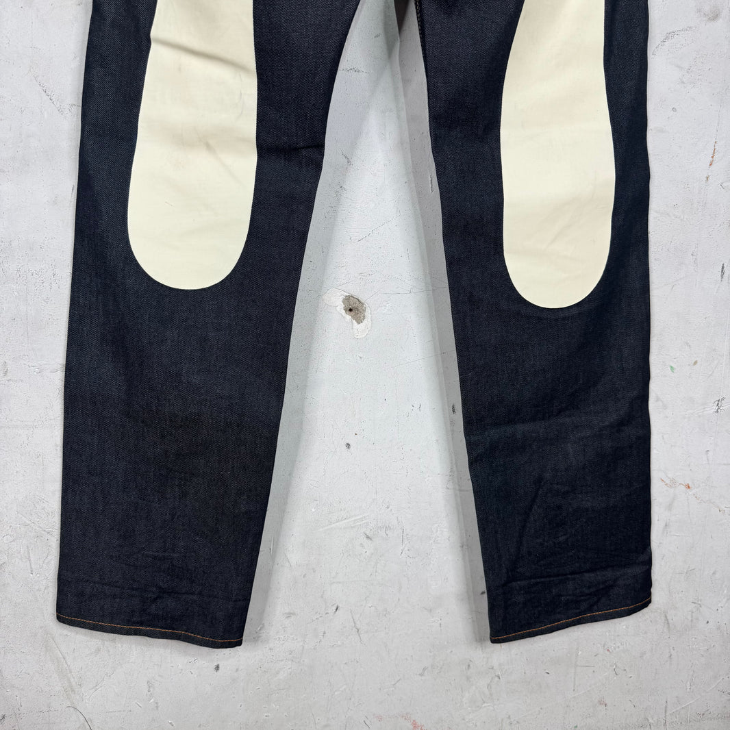 Evisu Selvedge Big White Logo Jeans