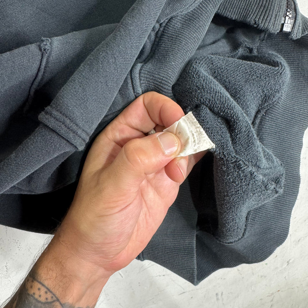 Issey Miyake IS Sport Distressed Zip Hoodie