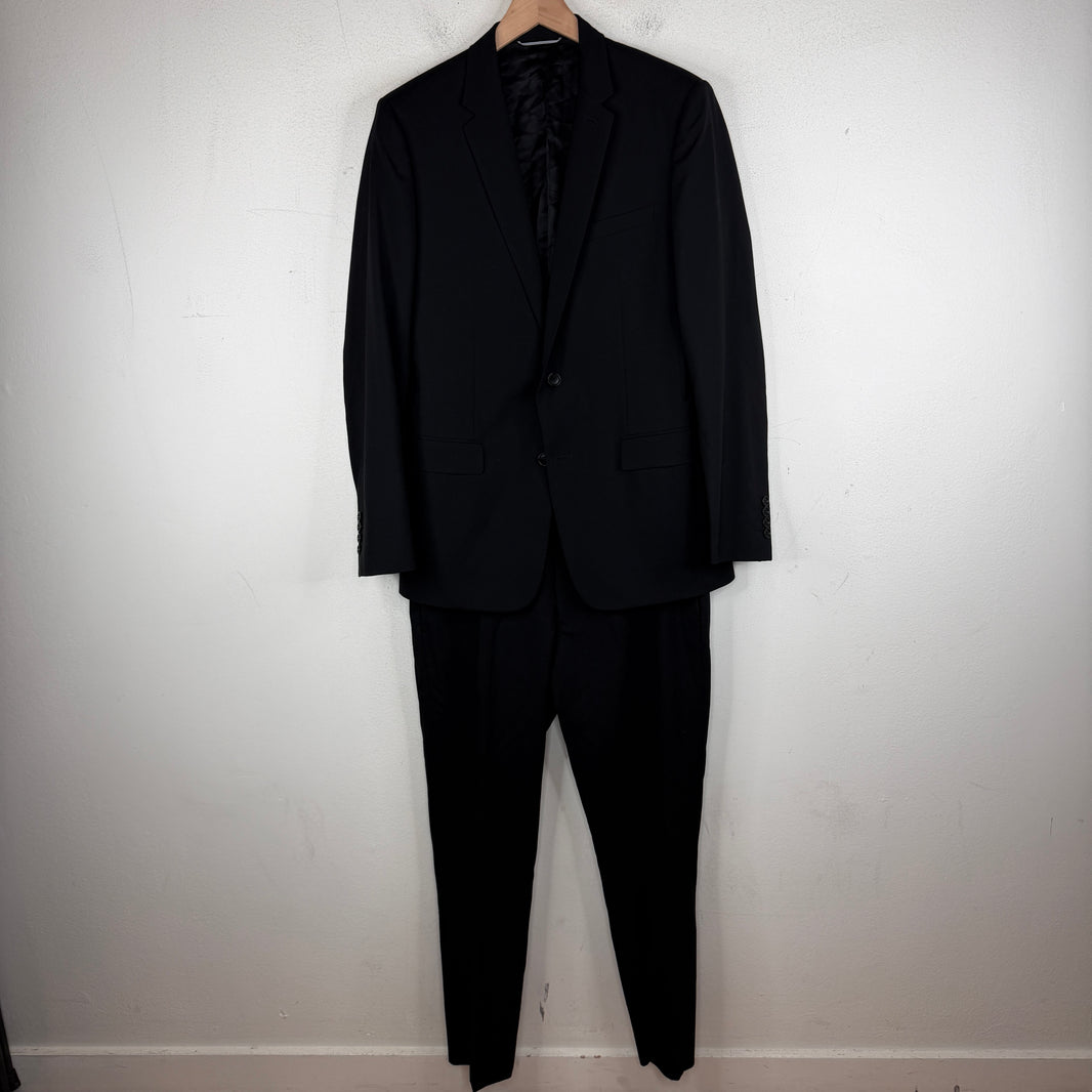 Christian Dior Black Wool Suit Set