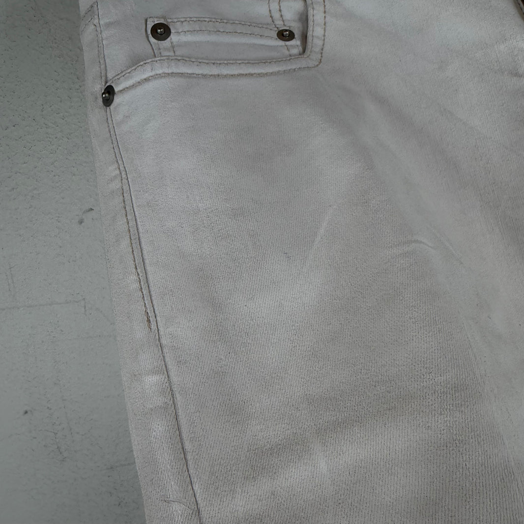 DRKSHDW White Waxed Detroit Jeans