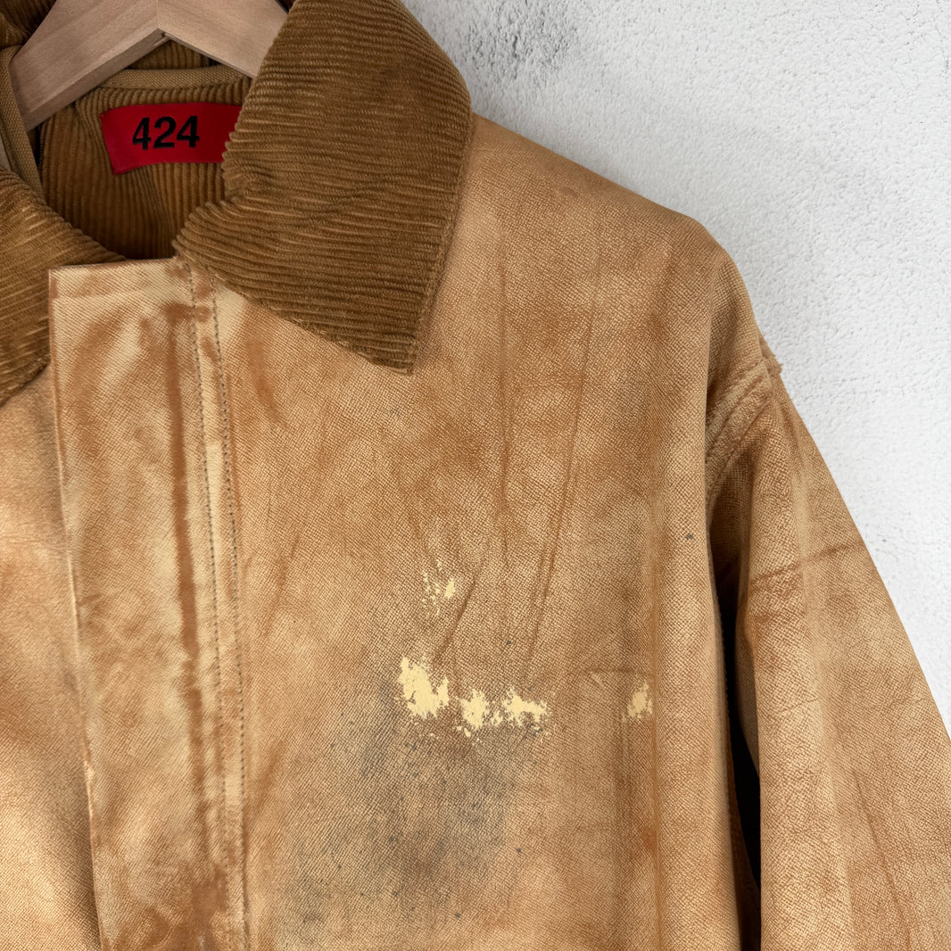 424 Leather Work Chore Jacket