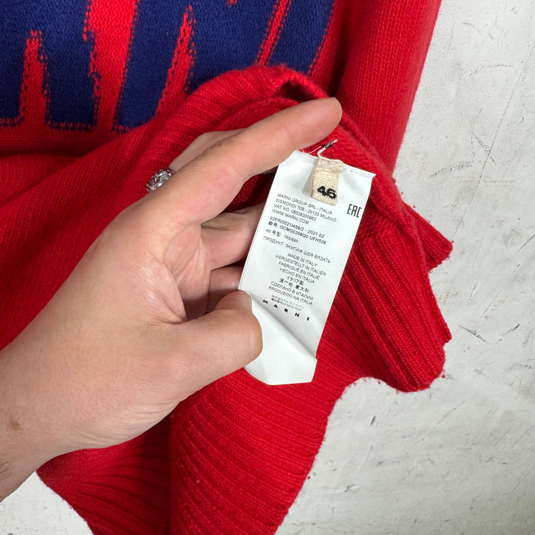 Marni Logo Wool Sweater
