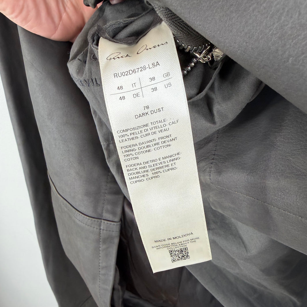 Rick Owens Western Leather Overshirt