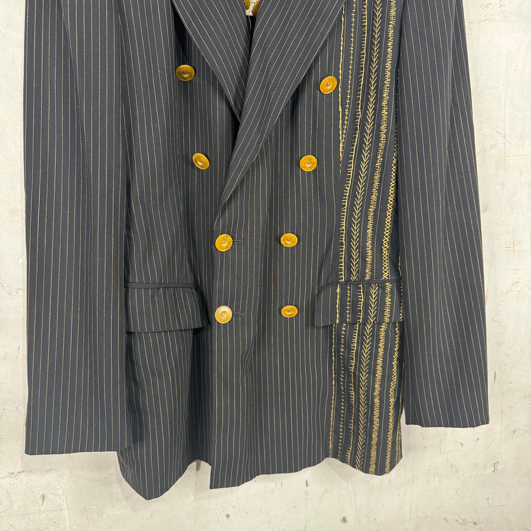 Jean Paul Gaultier Homme Pinstriped Blazer