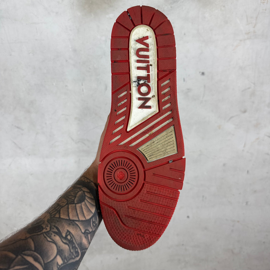 Louis Vuitton Red #54 Mid Trainers