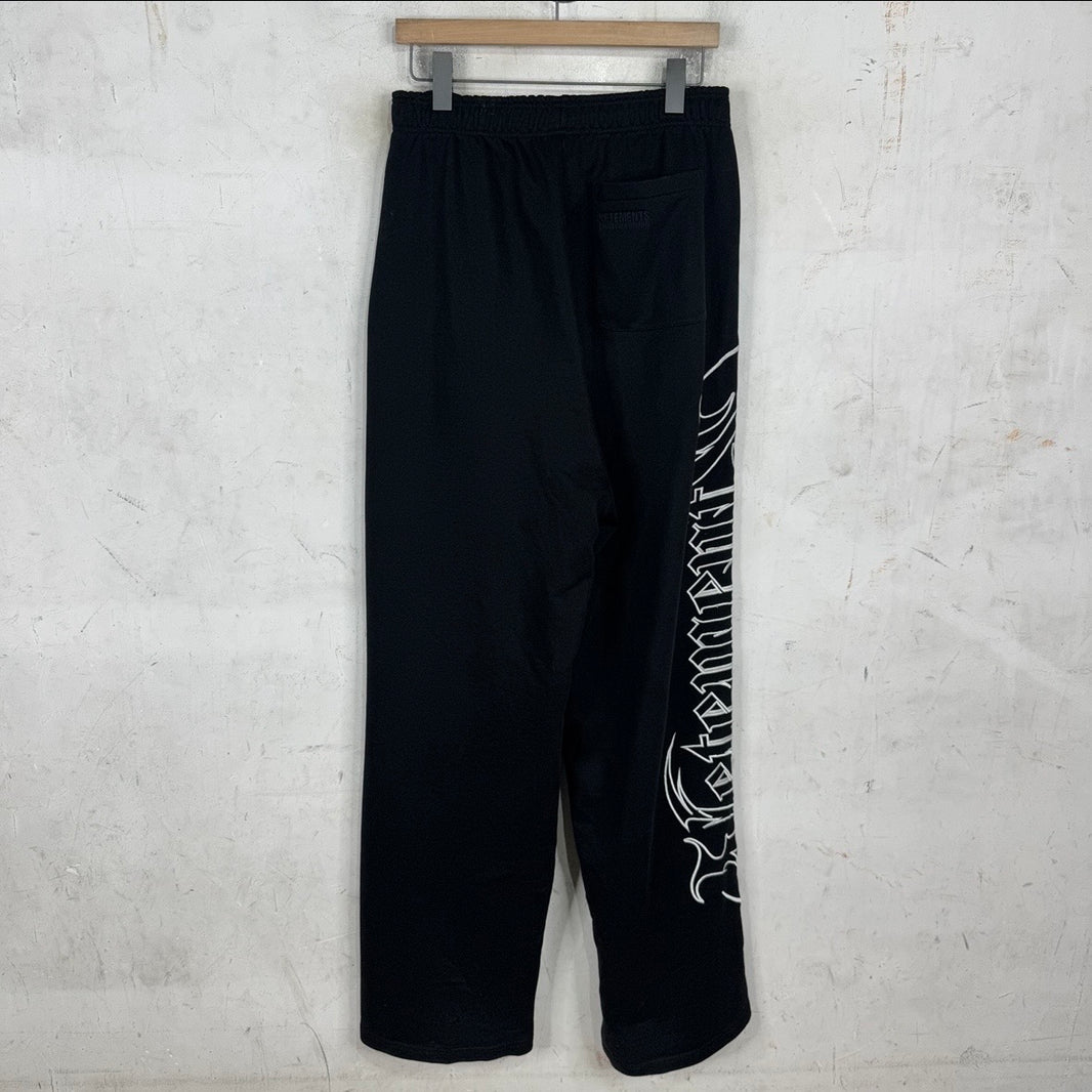 Vetements Gothic Metal Baggy Sweatpants