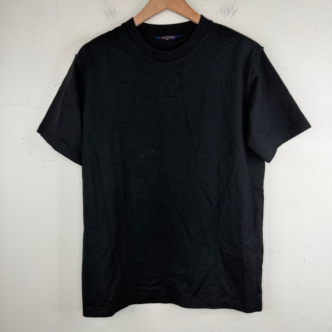 Louis Vuitton Black Embossed T-Shirt