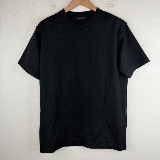 Louis Vuitton Black Embossed T-Shirt