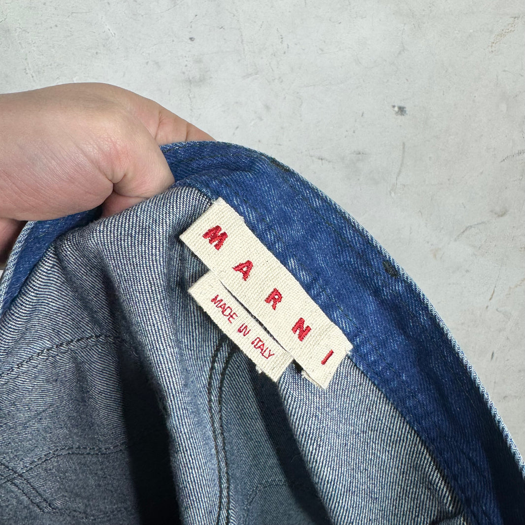 Marni Paneled Knee Cargo Jeans