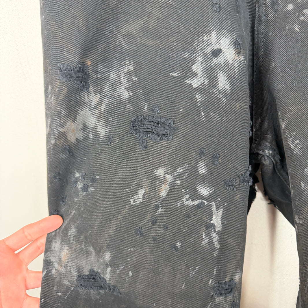Balenciaga Mud Show Ripped Jeans