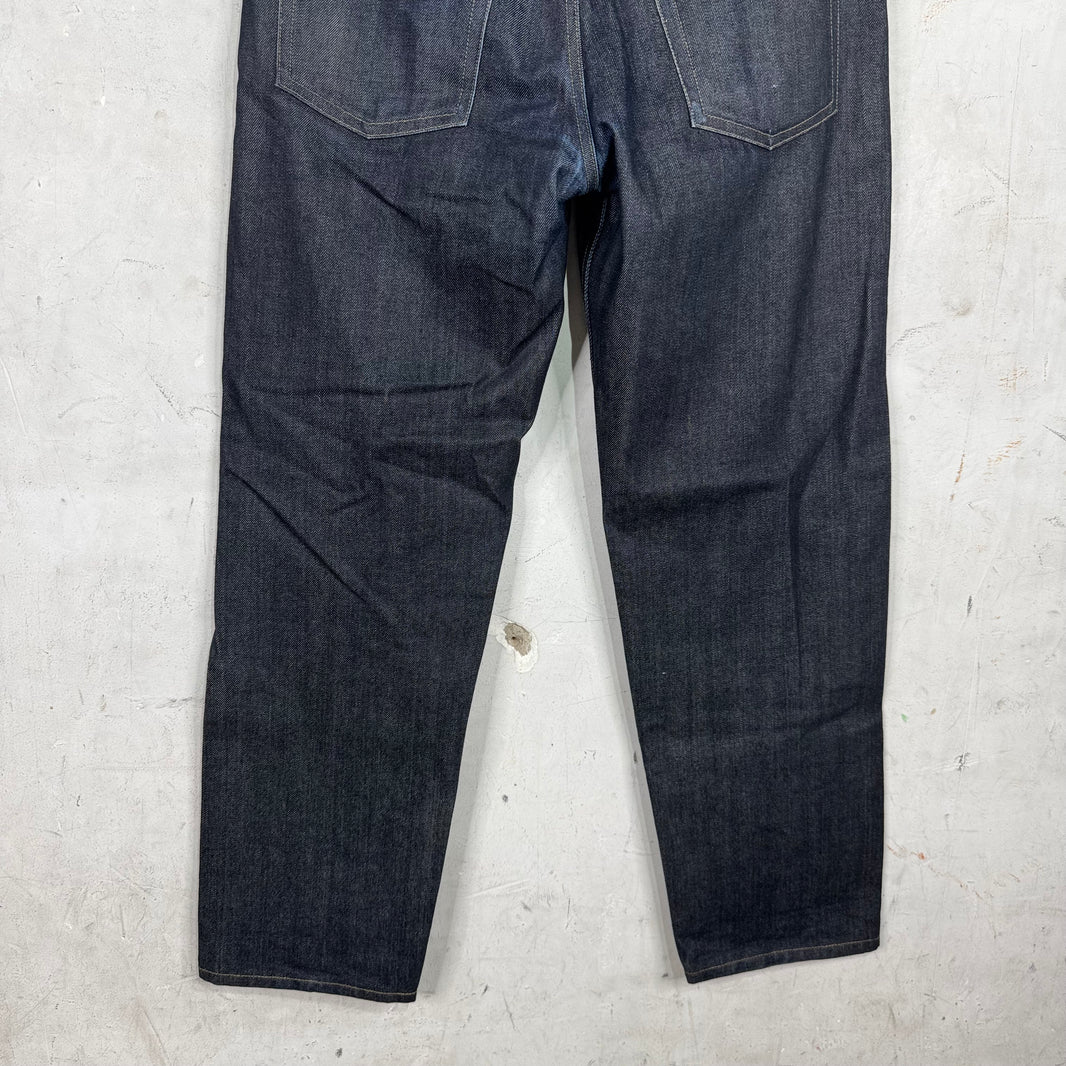 Jil Sander Button Fly Raw Denim Jeans