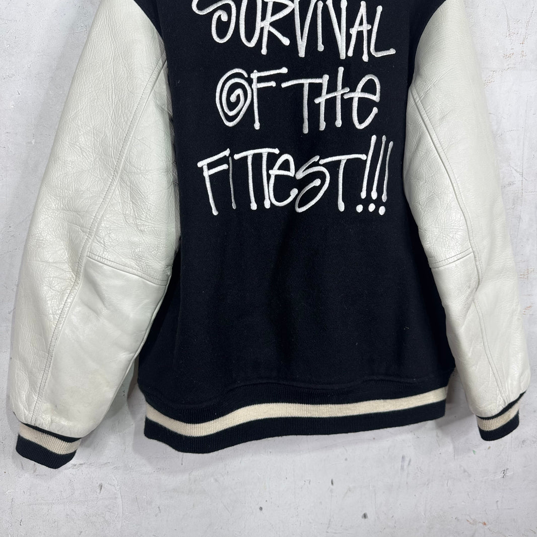 Bape x Stussy Varsity Jacket