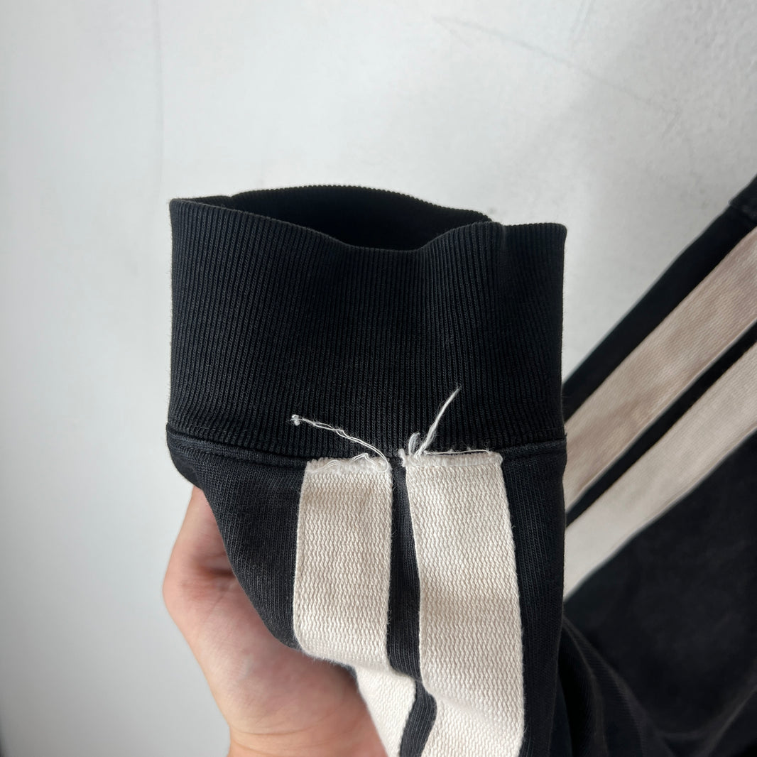 424 Academy Crest Striped Zip Hoodie
