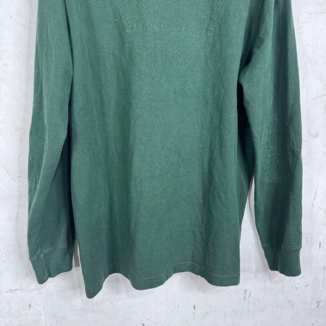 Ralph Lauren Rugby Green Crest Patch L/S Polo