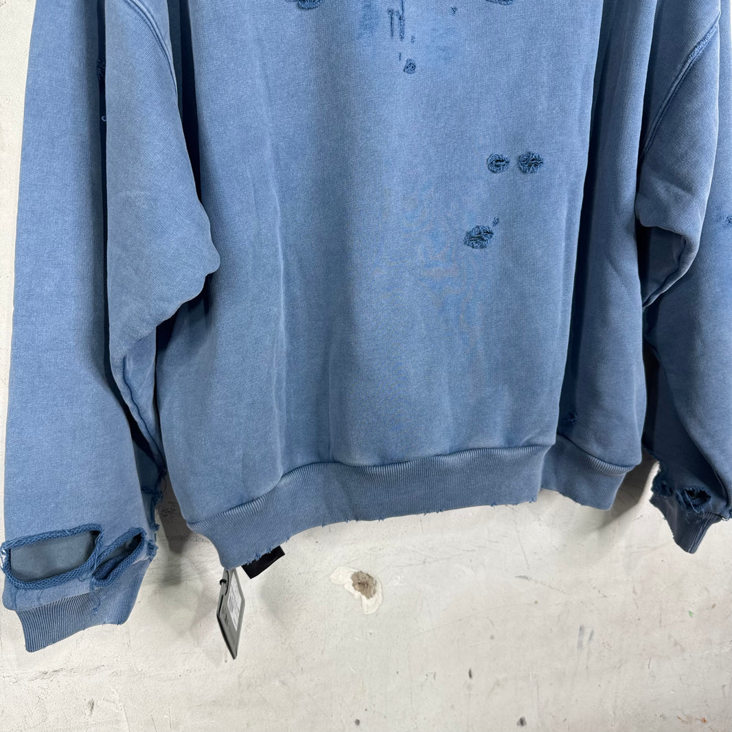 Balenciaga 3B Distressed Layered Hoodie