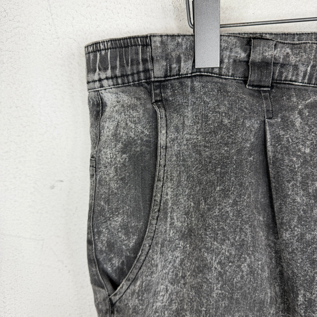 Nike Vintage Charcoal Acid Wash Shorts