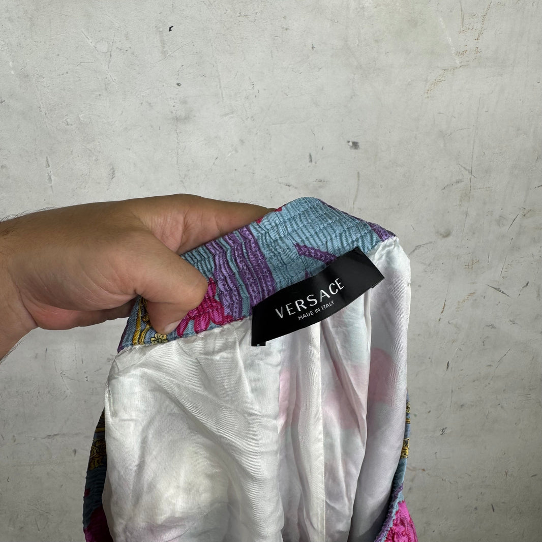 Versace Silk Floral Shorts
