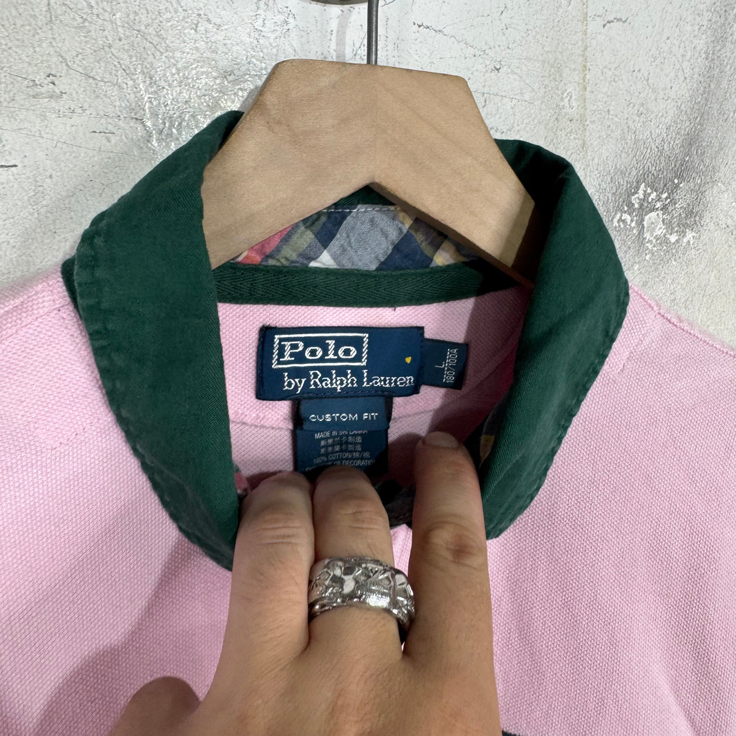 Ralph Lauren Pink Crested Polo