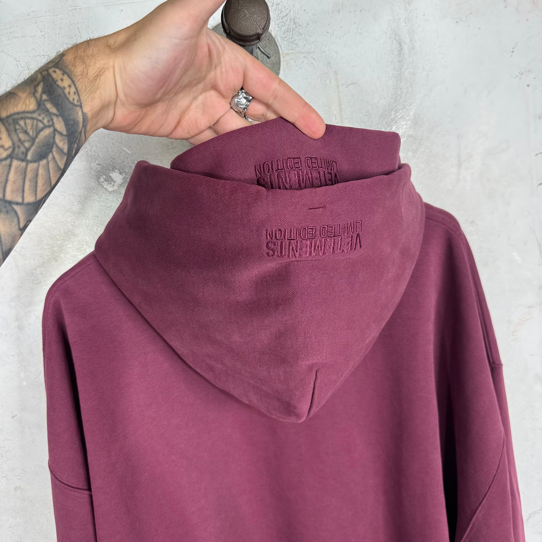 Vetements Paris Crest Double Hooded Hoodie