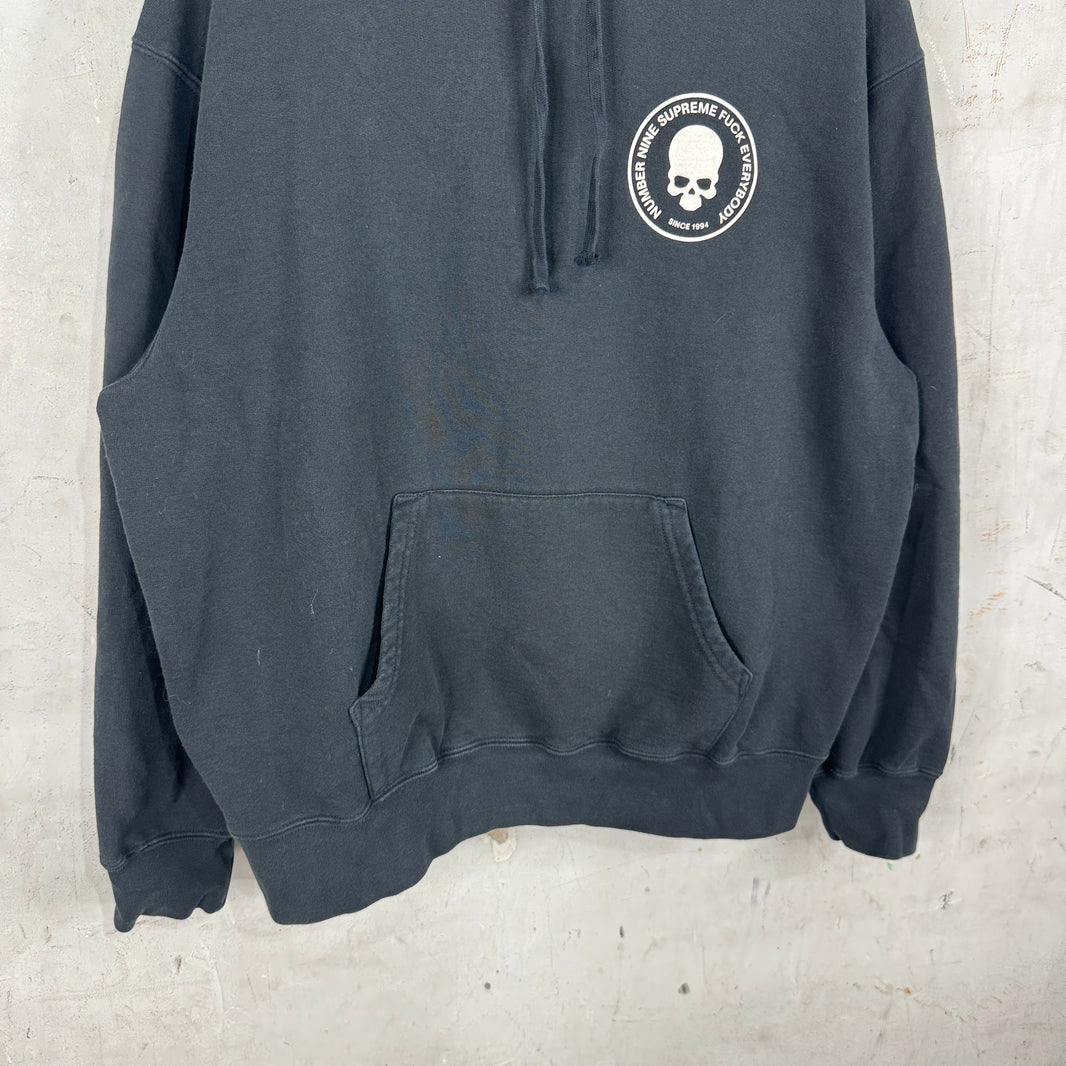 Supreme x Number Nine Skull Logo Hoodie