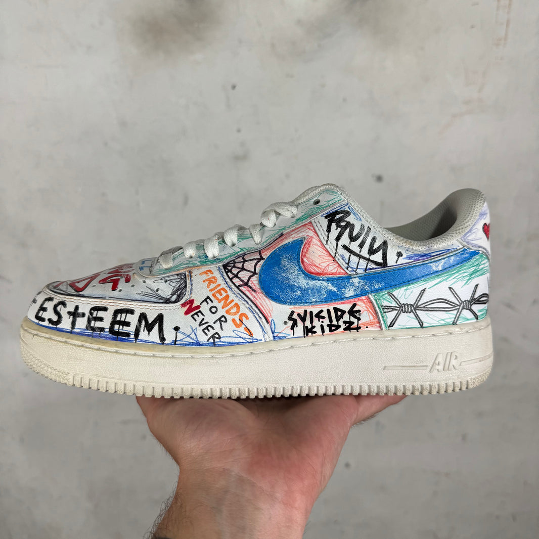 VLONE x Nike Pauly Sketched AF1s