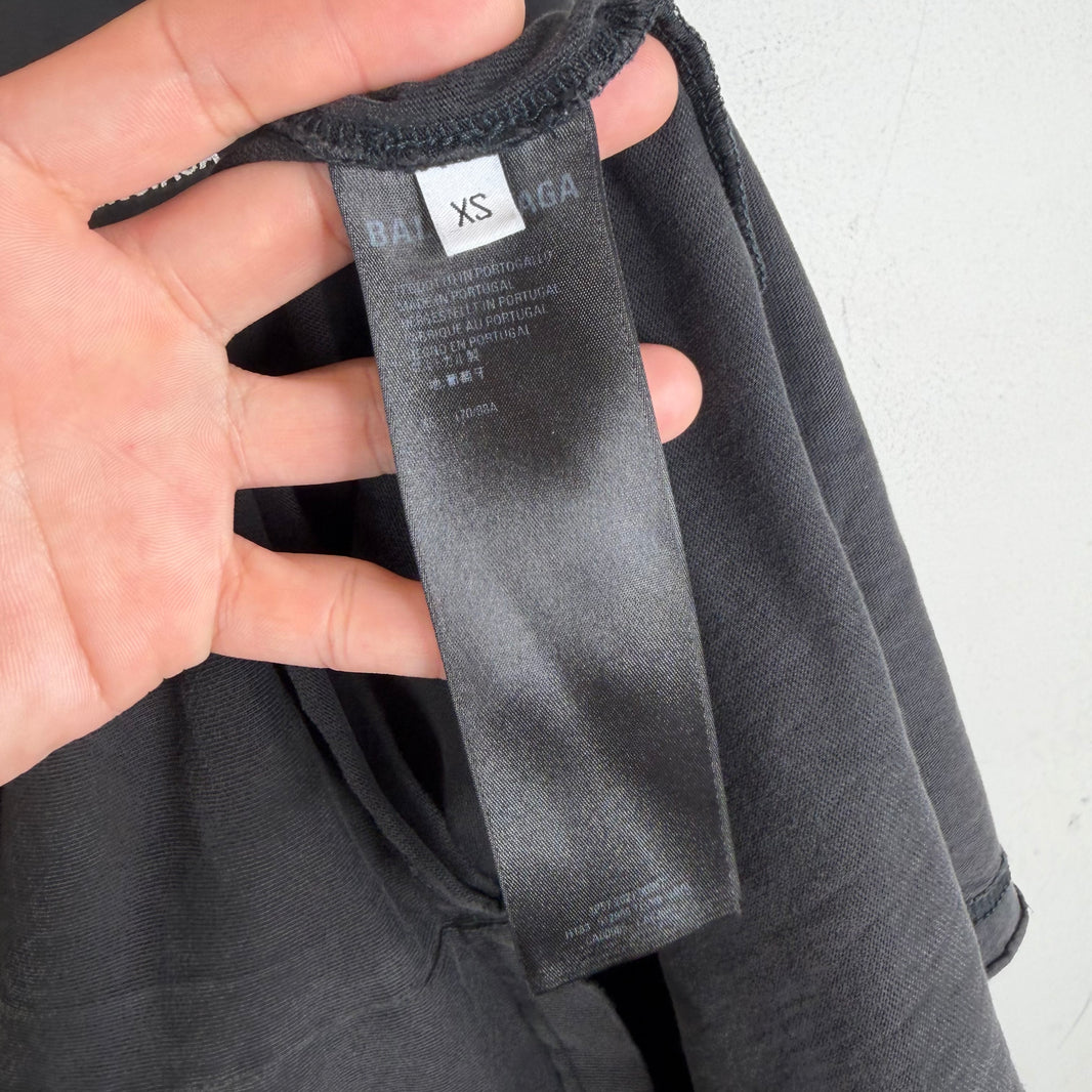 Balenciaga Sporty B Distressed T-Shirt