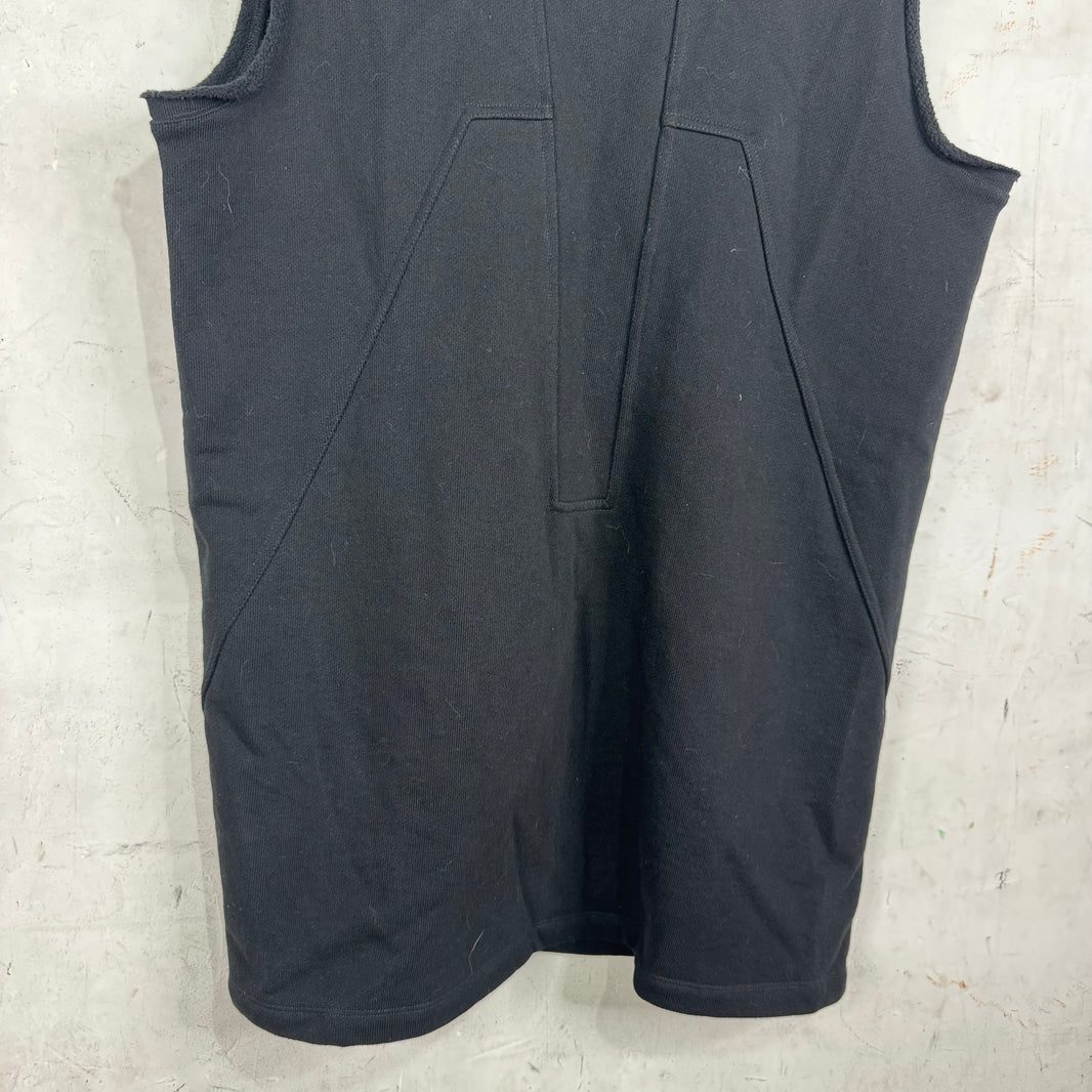 Rick Owens Paneled Sweatshirt Vest