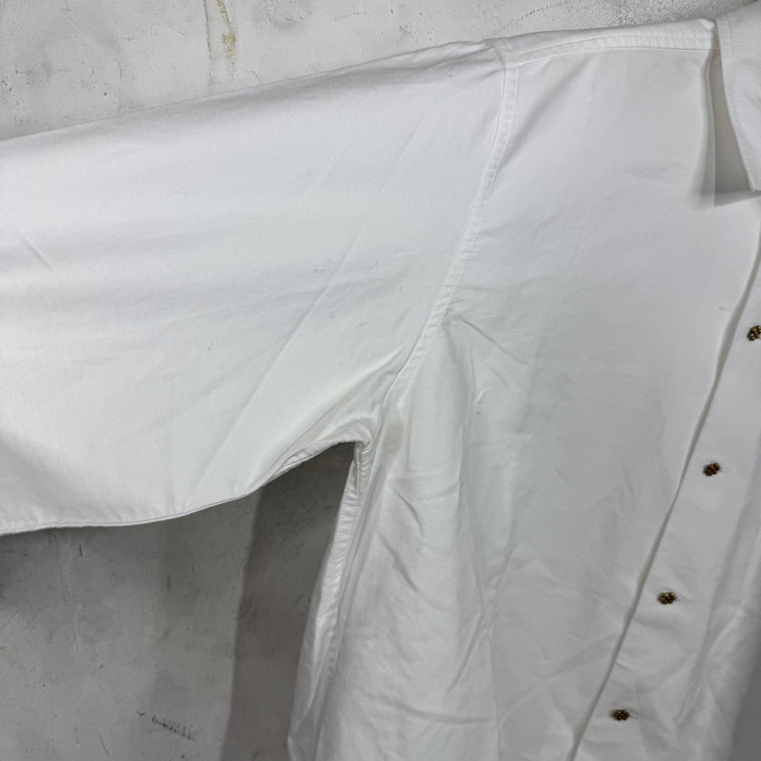 Bode Prounis  Buttoned Canvas Shirt