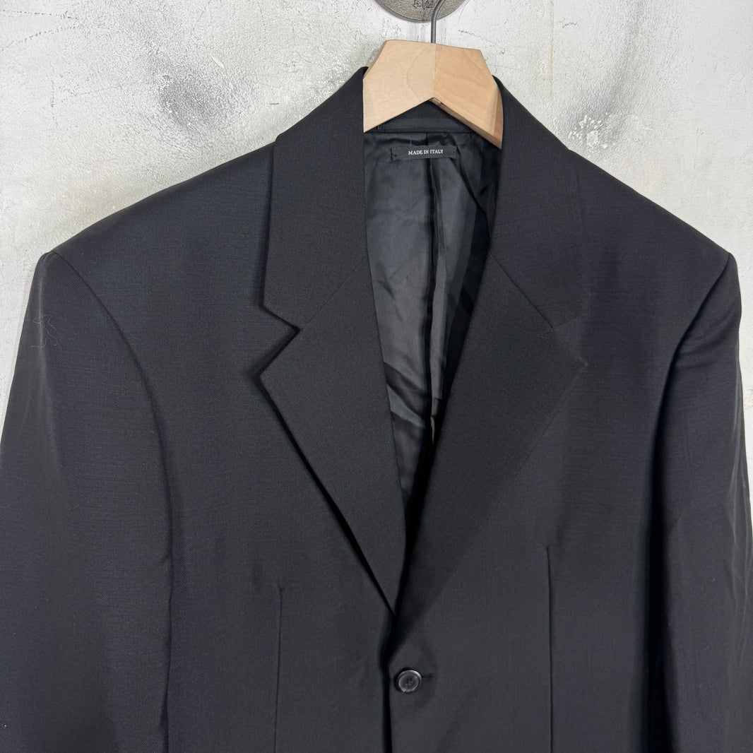 Prada Wool Triangular Patch Blazer