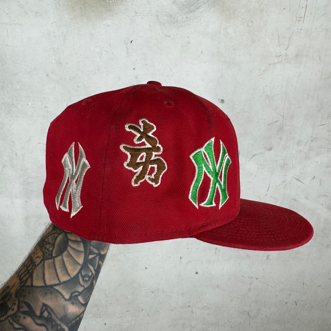 Supreme Red Yankee Kanji Fitted