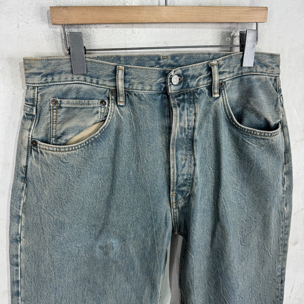 Acne Studios Stone Washed Wide Straight Jeans