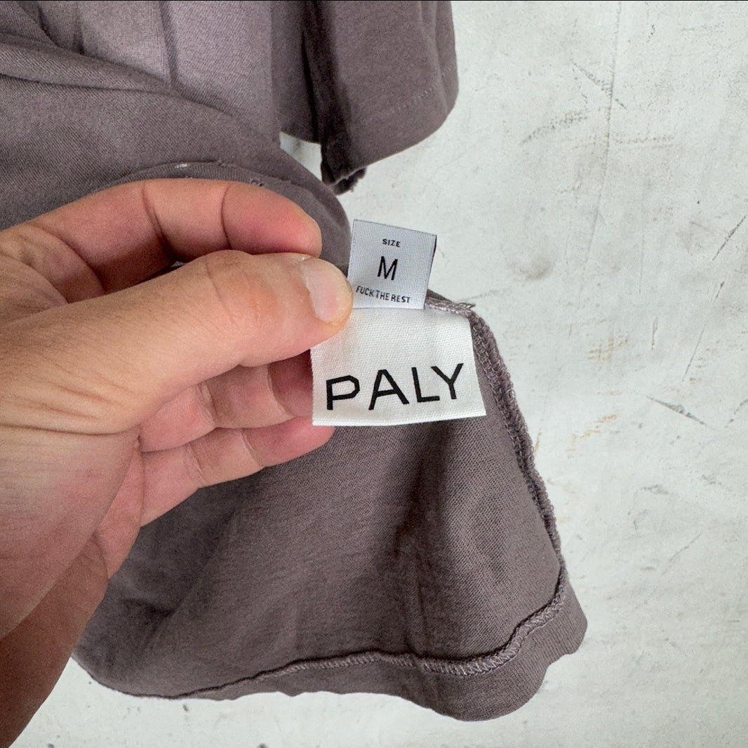 Paly Mauve Beaded Logo Painted T-Shirt