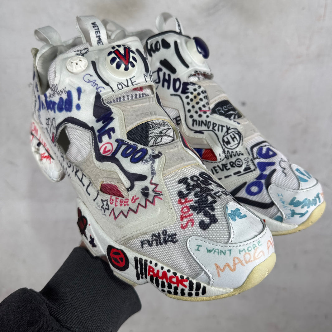 Vetements x Reebok Graffiti Pumps