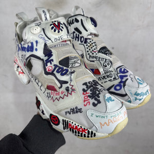 Vetements x Reebok Graffiti Pumps